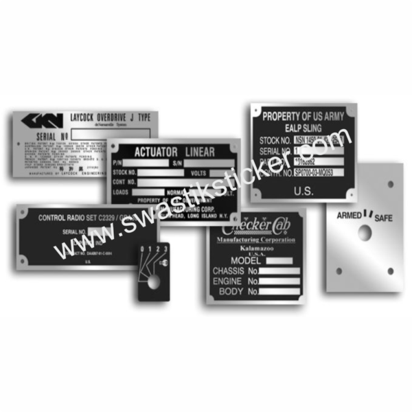 Aluminium Name Plate